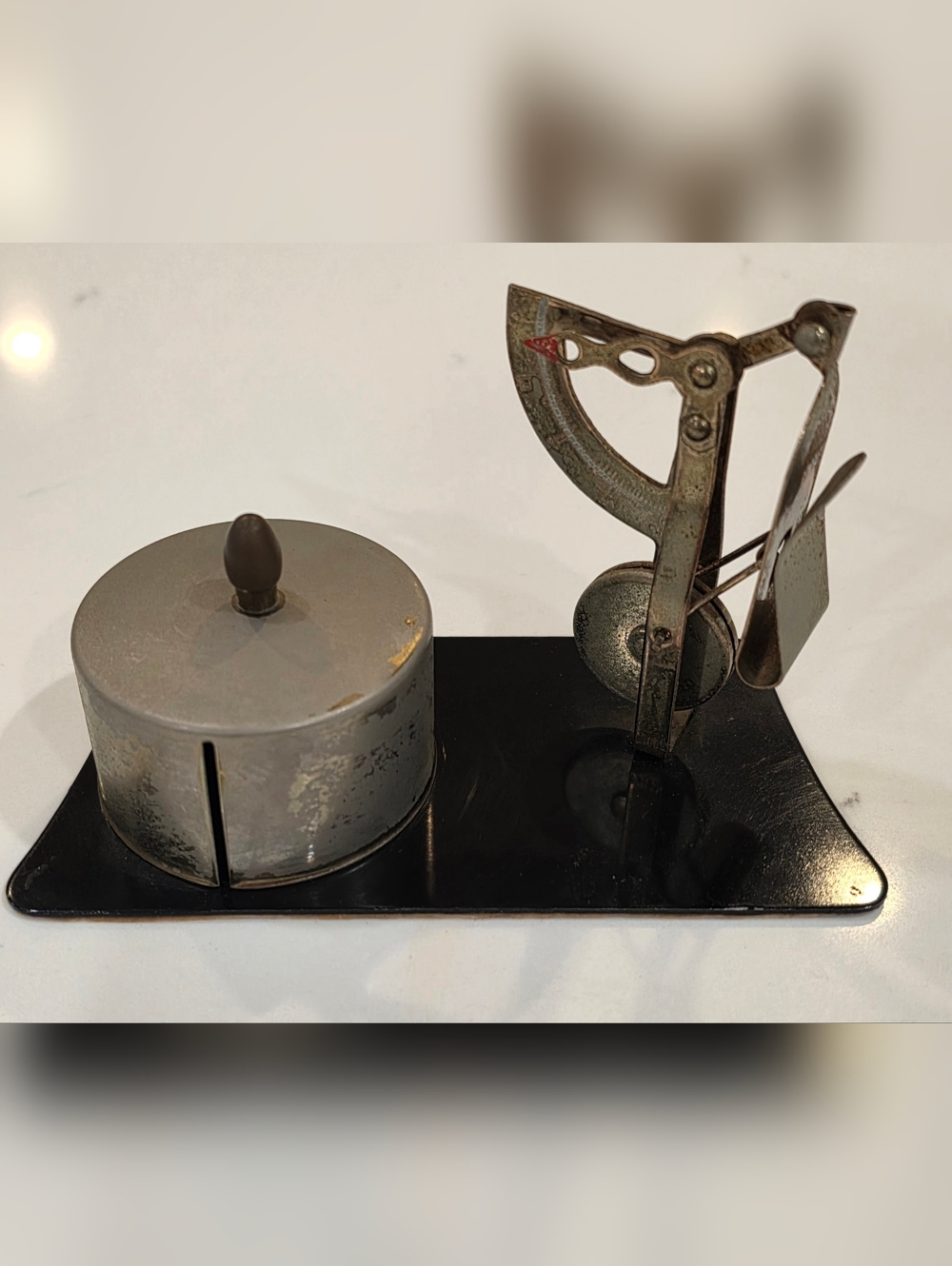 Vintage Postal Scale with Stamp Dispenser